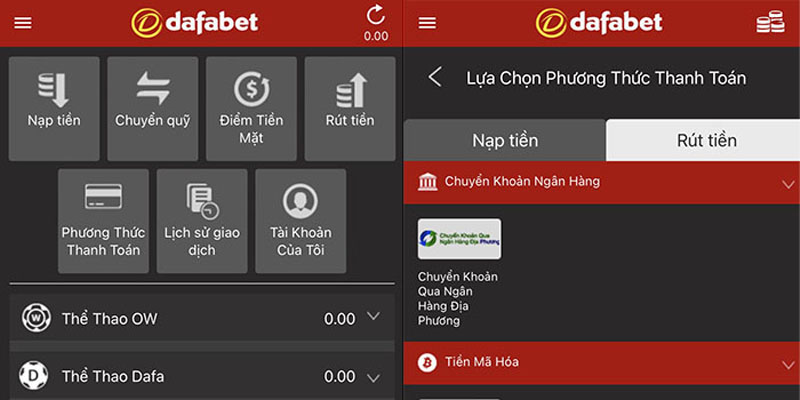 Hướng dẫn rút tiền Dafabet với 4 bước